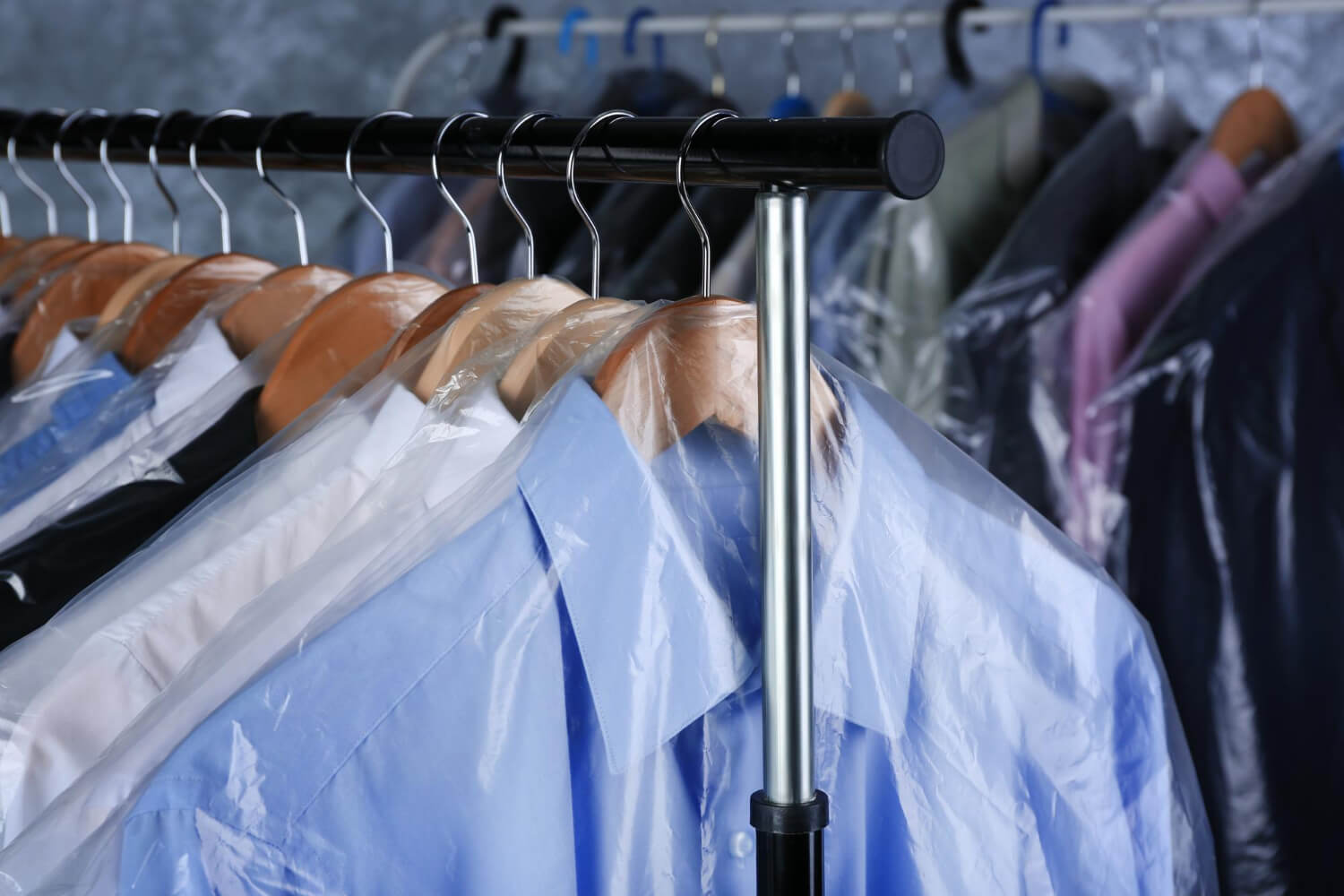 Garments on hangers